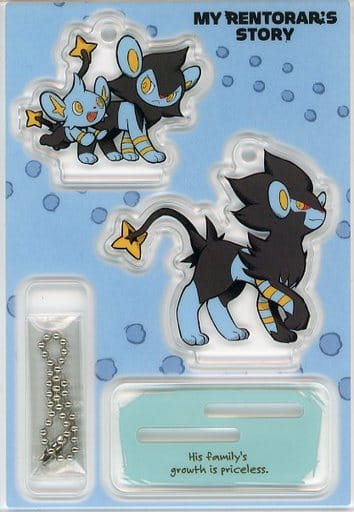 Shinx Luxio Luxray Pokemon Acrylic Charm Collection with Stand My Rentorar's Story Pokemon Center Limited Charm [USED]