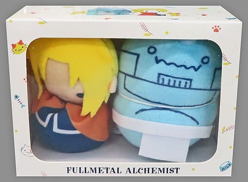Elric Brothers Fullmetal Alchemist: Brotherhood Potepote Otedama Mascot Kiddyland Limited Key Chain [USED]