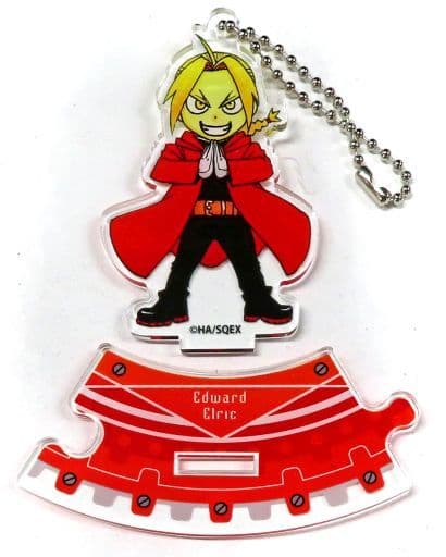 Edward Elric Fullmetal Alchemist Trading Transmutation Acrylic Stand Key Chain Fullmetal Alchemist Exhibition Returns Limited Key Chain [USED]