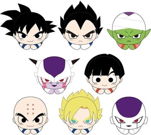 Vegeta, etc. Dragon Ball Z Hagu Chara Collection All 8 Types Set Key Chain [USED]
