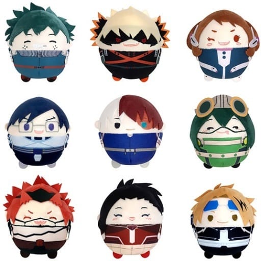 Katsuki Bakugo, etc. My Hero Academia Fuwakororin Special All 9 Types Set Key Chain [USED]