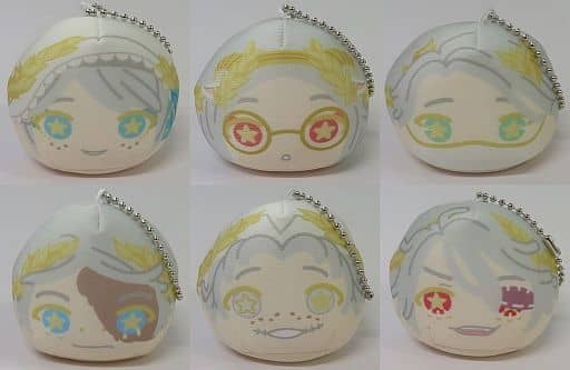 Emma Woods, etc. Identity V Omanjuu Niginigi Mascot A animate Limited All 6 Types Set Key Ring [USED]