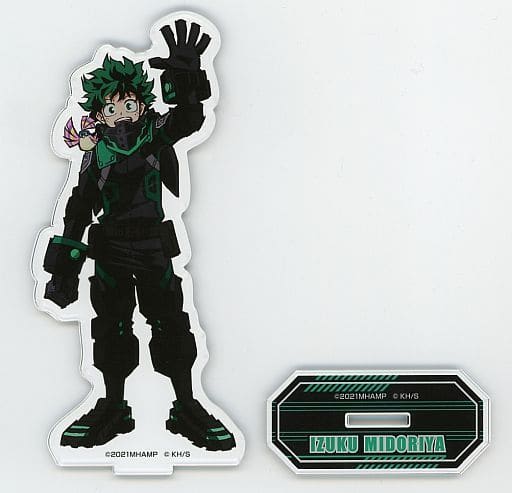 My Hero Academia: World Heroes' Mission Izuku Midoriya Pino Big Acrylic Stand No Anime.No Life. Tower Records Cafe Limited Acrylic Stands [USED]