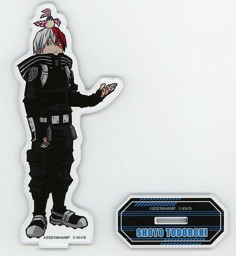 My Hero Academia: World Heroes' Mission Shoto Todoroki Pino Big Acrylic Stand No Anime.No Life. Tower Records Cafe Limited Acrylic Stands [USED]