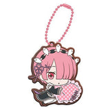 Ram B Re:ZERO -Starting Life in Another World- Gashapon Kuji Rem & Ram Assort 7 Prize B Key Chain [USED]