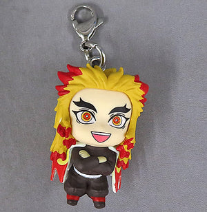 Kyojuro Rengoku Lobster Clasp Ver. Demon Slayer: Kimetsu no Yaiba Tsumande Tsunagete Mascot 003 Key Chain [USED]