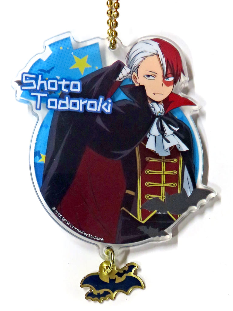 My Hero Academia Shoto Todoroki Halloween Acrylic Keychain China Limited Keychains [USED]