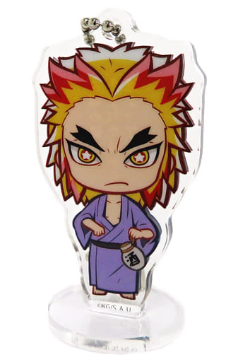Shinjurou Rengoku Demon Slayer: Kimetsu no Yaiba Kokomie Acrylic Figure 6th Form Key Chain [USED]