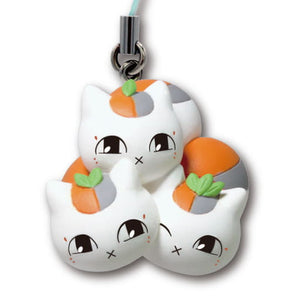 Triple Nyanko Sensei A Natsume's Book of Friends the Movie Nyanko-sensei Tedium Strap Part 7 Key Chain [USED]