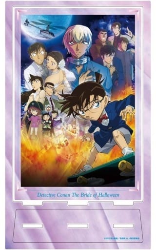 Conan Edogawa, etc. Detective Conan: The Bride of Halloween Book Visual Acrylic Art Stand Acrylic Stand [USED]