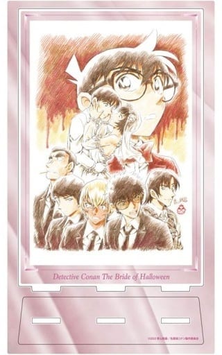 Conan Edogawa, etc. Detective Conan: The Bride of Halloween Teaser Visual Acrylic Art Stand Acrylic Stand [USED]