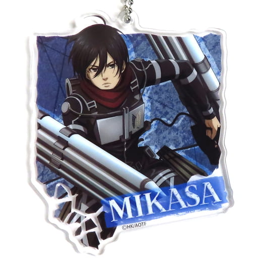 Mikasa Ackerman Attack on Titan Waku Doki Kuji Attack On Titan Acrylic Key Chain Prize I Key Chain [USED]