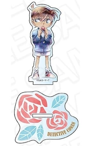 Conan Edogawa Flower Ver. Detective Conan Pale Tone Series Acrylic Figure Acrylic Stand [USED]