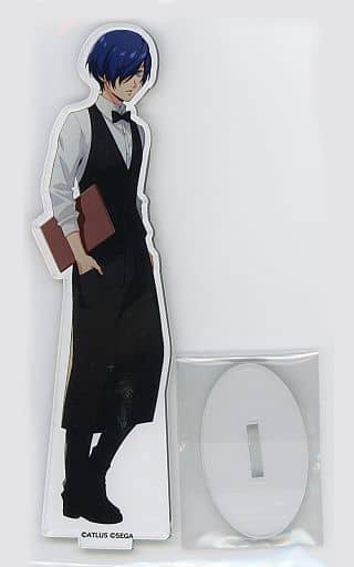 Persona 3 Male Protagonist Persona 3 Big Acrylic Stand Sega Collaboration Cafe Persona 25th Anniversary Early Phase Exclusive Acrylic Stands [USED]