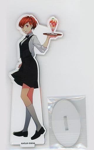 Persona 3 Portable Female Protagonist Big Acrylic Stand Sega Collaboration Cafe Persona 25th Anniversary Early Phase Exclusive Acrylic Stands [USED]
