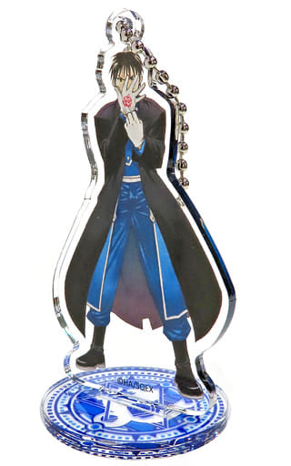 Roy Mustang Fullmetal Alchemist Trading Acrylic Stand Key Chain Fullmetal Alchemist Cafe 2019 in Anipara Cafe Limited Key Chain [USED]