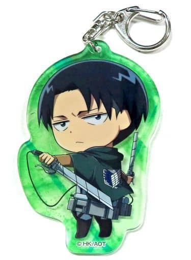 Levi Ackerman Attack on Titan Rukkore Acrylic Key Chain Key Chain [USED]