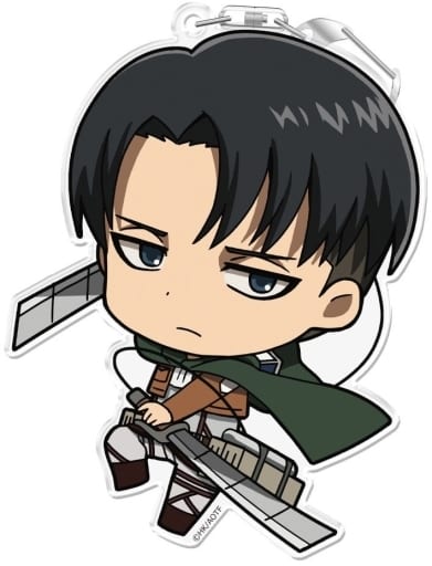 Levi Ackerman A Attack on Titan Big Acrylic Key Chain Vol.2 Key Chain [USED]