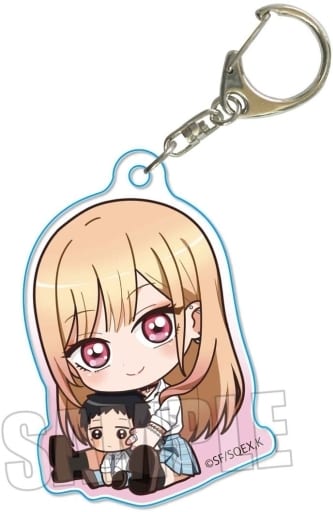 Marin Kitagawa My Dress-Up Darling Gyugyutto Acrylic Key Chain Key Ring [USED]