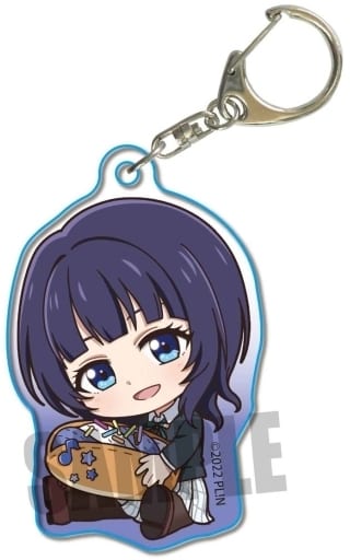 Karin Asaka Coppepan Ver. Love Live! Nijigasaki High School Idol Club Gyugyutto Acrylic Key Chain Key Ring [USED]