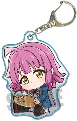 Rina Tennoji Coppepan Ver. Love Live! Nijigasaki High School Idol Club Gyugyutto Acrylic Key Chain Key Ring [USED]