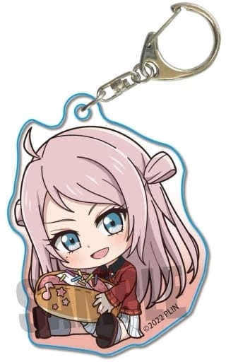Lanzhu Zhong Coppepan Ver. Love Live! Nijigasaki High School Idol Club Gyugyutto Acrylic Key Chain Key Ring [USED]
