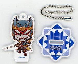 Origami Cyclone Tiger & Bunny Trading Acrylic Stand Key Chain Vol.2 Collaboration Cafe Powered By Animax Cafe+ Limited Key Chain [USED]