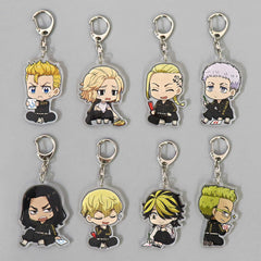 Manjiro Sano, etc. Tokyo Revengers Acrylic Keychain Real Escape Game: Escape From The Never-Ending East Manji War Limited All 8 Types Set Key Chain [USED]
