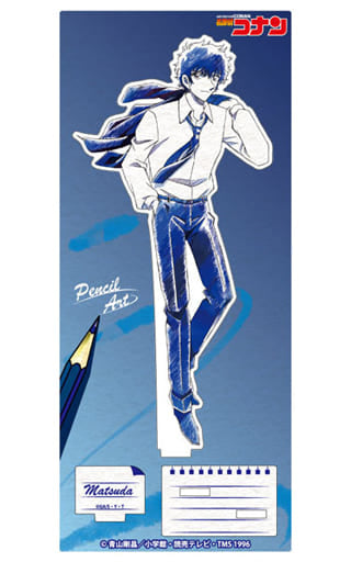 Jinpei Matsuda Detective Conan Pencil Art Acrylic Stand Collection Acrylic Stand [USED]