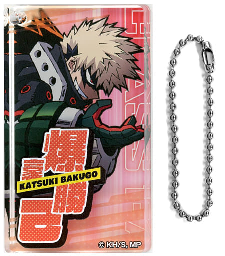 My Hero Academia Katsuki Bakugo Trading Acrylic Domino Keychain 5Th KV Plus Ultra Square Limited Keychains [USED]
