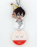 Shiki Iseya THE IDOLM@STER SideM Trading Acrylic Stand Key Chain Happy Birthday! Ver. animatecafe M Fes 2022 Limited Key Chain [USED]