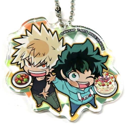 Izuku Midoriya Katsuki Bakugo Benefit Ver. My Hero Academia Pita! Deformed Shopping! Acrylic Keychain animate Limited Box Benefits Key Chain [USED]
