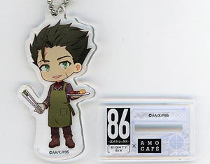 Raiden Shuga 86 Mini Character Acrylic Stand Key Chain AMO CAFE Limited Key Chain [USED]