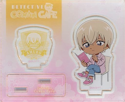 Toru Amuro Detective Conan Mini Acrylic Stand Detective Conan Cafe 2022 Exclusive Acrylic Stand [USED]