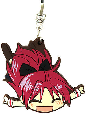 Kyoko Sakura Puella Magi Madoka Magica Rubber Charm Ume Aoki Exhibition Limited Key Chain [USED]