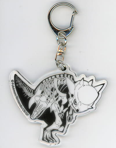 Rampardos Pokemon Acrylic Keychain Pokemon Fossil Museum Limited Key Chain [USED]