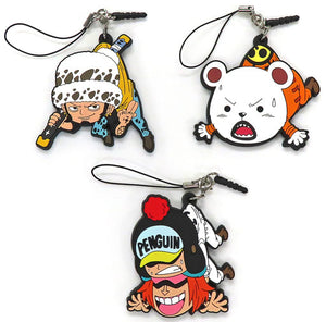 Heart Pirates One Piece Tsumamare Strap Set Jump Festa 2017 Limited Key Chain [USED]