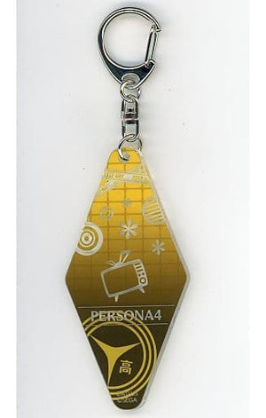 Motif Pattern Persona 4 Motel Key Chain 25th Anniversary Pop Up Shop in Marui Limited Key Ring [USED]