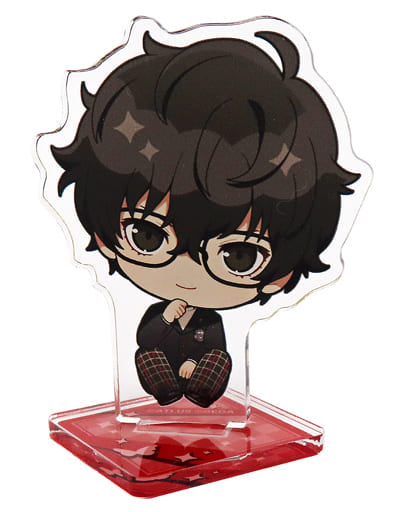 Persona 5 Protagonist Yoiko-chan Trading Acrylic Figures 25th Anniversary Pop Up Shop in Marui Limited Acrylic Stands [USED]