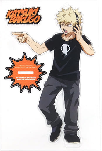My Hero Academia Radio All Might Nippon Katsuki Bakugo Acrylic Stand Acrylic Stands [USED]