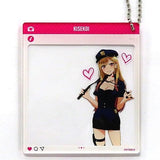 Marin Kitagawa Police Illustration My Dress-Up Darling Trading SNS Style Acrylic Key Chain Pop Up Shop in Marui Limited Key Chain [USED]