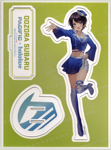 Ozora Subaru Pacific Racing Team X Hololive Big Acrylic Stand 2022 Individual Sponsor Benefits Acrylic Stands [USED]