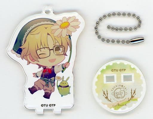 Yayoi Haru Tsukino Entertainment Production Tsukinotei Soup Stand March Yayoi Soup Trading Acrylic Stand Key Chain March Ver. animate cafe Limited Key Chain [USED]