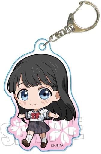 Komichi Akebi Summer Clothes Akebi's Sailor Uniform Tekutoko Acrylic Key Chain Key Ring [USED]