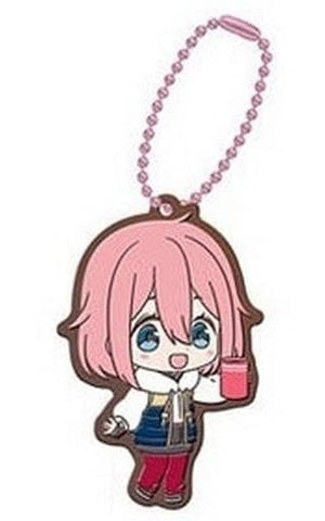 Nadeshiko Kagamihara Laid-Back Camp Gashapon Kuji Assort 2 Rubber Mascot Prize B Key Chain [USED]