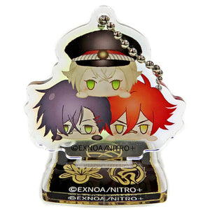 Akashikuniyuki, etc. Secret Touken Ranbu ONLINE Odango Series Stand Mini Acrylic Key Chain Vol.8 Key Chain [USED]