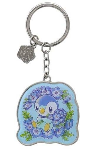 Piplup Pokemon Metal Keyring Collection Baby Blue Eyes Pokemon Center Limited Key Chain [USED]
