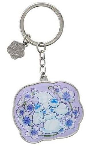 Alcremie Pokemon Metal Keyring Collection Baby Blue Eyes Pokemon Center Limited Key Chain [USED]