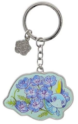 Sobble Pokemon Metal Keyring Collection Baby Blue Eyes Pokemon Center Limited Key Chain [USED]