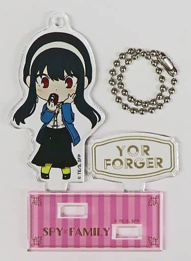 Yor Forger Casual Clothes Ver. SPY x FAMILY Acrylic Stand Key Chain LAWSON Limited Key Chain [USED]